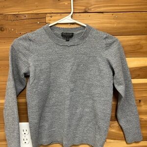 Banana Republic Heather Gray Merino Wool Sweater